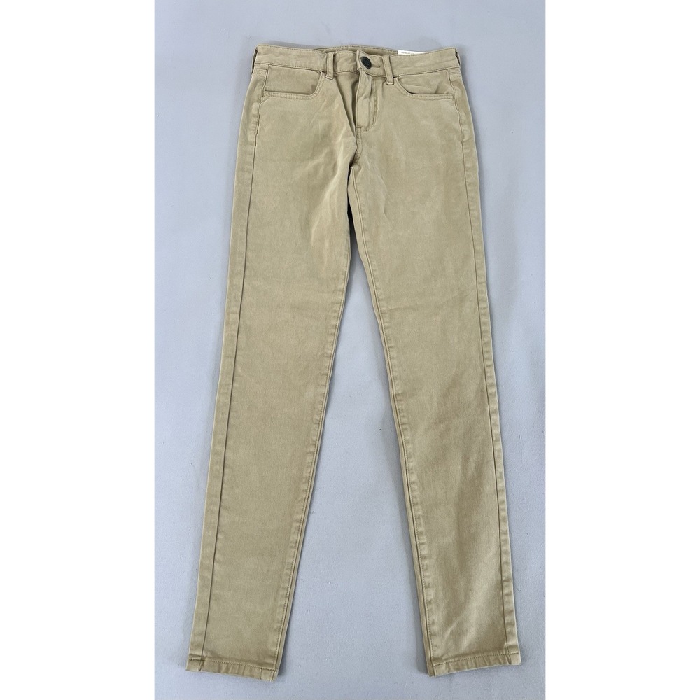 American Eagle 360 Level Stretch Beige High Rise Jegging Size 2 NWT
